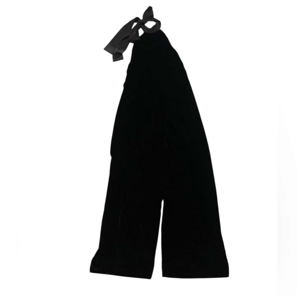 Staud Black Velvet Andreas Hakter Jumpsuit NWT size 8 retails for $450 - Picture 3 of 6
